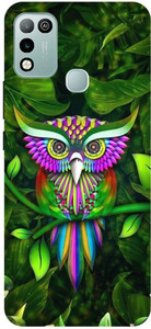 Adzire Back Cover For Infinix Hot Play X B Weed Stoner Art Leaf Trippy Girl Pin Of