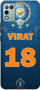 ADZIRE Back Cover For Infinix Hot Play X B VIRAT KOHLI INDIAN PLAYER RCB ADZIRE