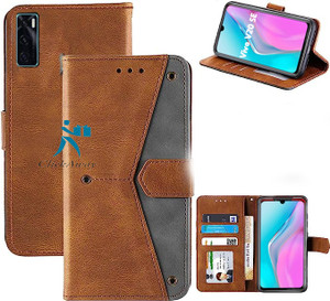 Vivo V20 SE Rubber, Plastic, Leather Flip Cover Price in India