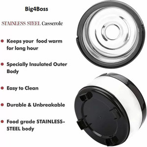 Big Boss Steel Chapati Box Casserole Bread Container Hot Pot Food Box Container Cook And Serve