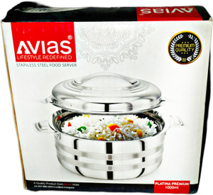 Avias Avias Double Wall Insulated Stainless Steel Casserole Ml Hot Pot Pack Of Thermoware