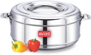 Avias Astra Stainless Steel Double Walled Puff Insulated Hot Pot Set Of Serve Casserole Price