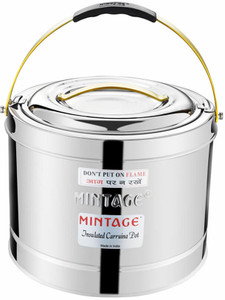 Mintage Stainless Steel Hot Pot Liters Serving Pot For Better Serve Thermoware Casserole