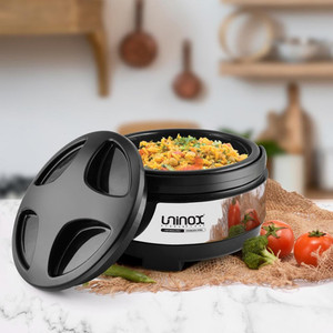Uninox Double Wall Insulated Hot Pot Set Roti Chapati Curry Casserole Ml Thermoware
