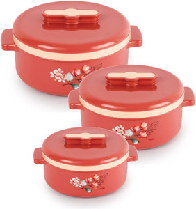 Cello Gourmet Stainless Steel Insulated Casserole Hot Pot Serve Store Pack Of Serve