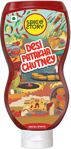 Spice Story Desi Pataka Chutney | A Red ravishing-lemony chutney to