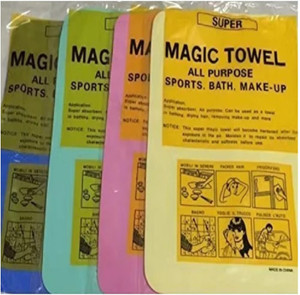 Dm Store Magic Towel 2 Pcs Reusable Absorbent Water For Kitchen