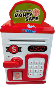 MM Toys ATM Money Saving Piggy Bank With Electronic Lock Fingerprint 