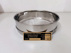 Stainless Steel Sieve KimLab 2mm Mesh - 200mm Stainless Steel ISO3310 Standard Test Sieve #10