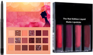 KOIMOI NUDE EDITION EYSHADOW PALETTE 4 IN 1 LIPSTICK KAJAL Price In