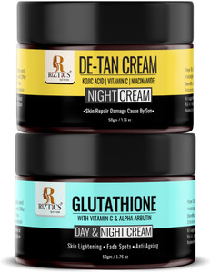 best glutathione cream for skin lightening R RIZTICS Whitening Day & Night Cream | De Tan Cream Reduces Sun Tan, Dark Spots & Blemishes Price in India Glutathione Injection 2000 Mg