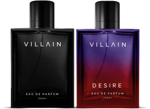 VILLAIN Magnetic Fragrance Combo (Classic, Desire 100 ml each) Eau de - Image 3