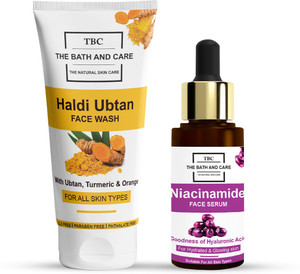 TBC - The Bath and Care Haldi Ubtan Face Wash with Niacinamide Face ...