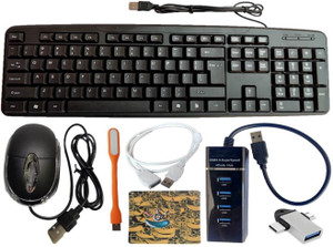 ANJO Gaming Combo Set with Keyboard, Mouse, Mouse Pad, USB Hub, OTG - Image 6