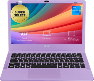 Acer Aspire 3 Intel Celeron Dual Core - (8 GB/256 GB SSD/Windows 11 Home) A311-45 Thin and Light Laptop(11.6 inch, Bubble Gum, 1.0 kg)