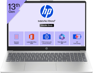 Shopsy HP 15s Metal Intel Core i3 13th Gen 1315U 8GB 512GB SSD Silver - Image 1
