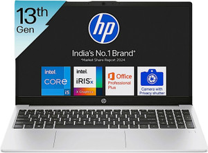 HP Professional Intel Core i5 13th Gen 1334U Turbo Boost Finger Print - (8 GB/512 GB SSD/Windows 11 Pro) 250 G10 Thin and Light Laptop(15.6 inch, Silver Grey, 1.59 kg, With MS Office)