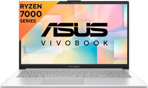 ASUS Vivobook Go 15 AMD Ryzen 5 Quad Core 7520U - (8 GB/512 GB SSD/Windows 11 Home) E1504FA-NJ132WS | E1504FA-NJ521WS Thin and Light Laptop(15.6 Inch, Cool Silver, 1.63 Kg, With MS Office)