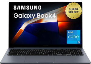 Samsung Galaxy Book4 Metal Intel Core i5 13th Gen 1335U - (8 GB/512 GB SSD/Windows 11 Home) NP750XGJ-KG1IN / NP750XGJ-LG1IN Thin and Light Laptop(15.6 Inch, Gray, 1.55 Kg, With MS Office)