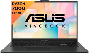 ASUS Vivobook Go 15 AMD Ryzen 3 Quad Core 7320U - (8 GB/512 GB SSD/Windows 11 Home) E1504FA-NJ130WS | E1504FA-BQ2322WS Thin and Light Laptop(15.6 Inch, Mixed Black, 1.63 Kg, With MS Office)