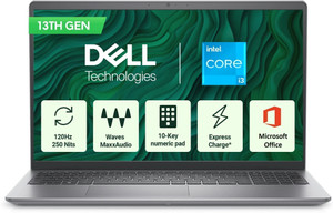 DELL Intel Core i3 13th Gen 1305U - (8 GB/512 GB SSD/Windows 11 Home) Vostro 3530,Vostro 3530 RPL Thin and Light Laptop(15.6 Inch, Titan Grey, 1.66 Kg, With MS Office)