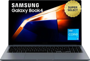 Samsung Galaxy Book4 Metal Intel Core i3 13th Gen 1315U - (8 GB/512 GB SSD/Windows 11 Home) NP750XGJ-LG9IN Thin and Light Laptop(15.6 Inch, Gray, 1.55 Kg, With MS Office)