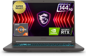 MSI Thin A15 AMD Ryzen 5 Hexa Core 7535HS - (16 GB/512 GB SSD/Windows 11 Home/4 GB Graphics/NVIDIA GeForce RTX 2050/144 Hz) Thin A15 B7UCX-285IN/ Thin A15 B7UCX-105IN Gaming Laptop(15.6 Inch, Cosmos G