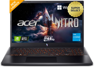 Acer Nitro V 15 Intel Core i5 13th Gen 13420H - (16 GB/512 GB SSD/Windows 11 Home/8 GB Graphics/NVIDIA GeForce RTX 5050) ANV15-52 Gaming Laptop(15.6 inch, Obsidian Black, 2.113 Kg)