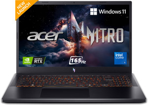 Acer Nitro V 15 Intel Core 5 210H - (16 GB/512 GB SSD/Windows 11 Home/6 GB Graphics/NVIDIA GeForce RTX 4050) ANV15-52 Gaming Laptop(15.6 inch, Obsidian Black, 2.113 Kg)