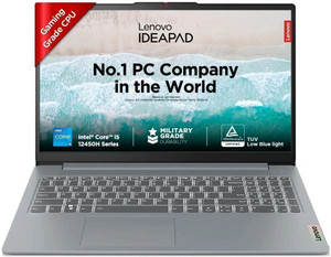 Lenovo IdeaPad Slim 1 AMD Ryzen 3 Quad Core 7320U - (8 GB/512 GB SSD/Windows 11 Home) 15AMN7 Thin and Light Laptop(15.6 inch, Cloud Grey, 1.58 Kg, With MS Office)