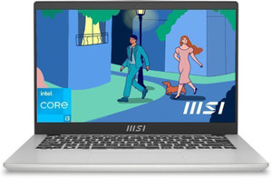 MSI Intel Core i3 12th Gen 1215U - (8 GB/512 GB SSD/Windows 11 Home) Modern 14 C12MO-1401IN Business Laptop(14 Inch, Urban Silver, 1.4 Kg, With MS Office)