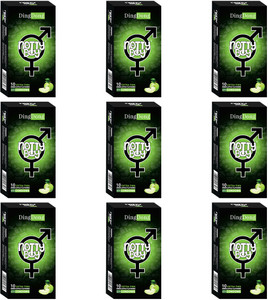 NottyBoy Green Apple Fruit, 90 Dotted Condoms Condom Price in India ...