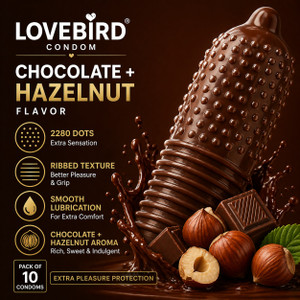 Shopsy LOVEBIRDCONDOM Ohh wow Chocolate Hazelnut Condoms - Image 1