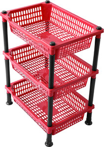 VMBOND Multipurpose Kitchen Storage Organizer Folding Rack Vegetable ...