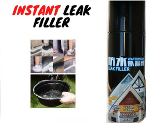 Hoaxer Leaks & Corrosion Waterproof Sealant Spray Rubber Paint Black