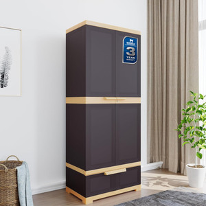 Nilkamal Freedom FMDR1BE Compact Plastic Storage Cabinet With Drawer ...