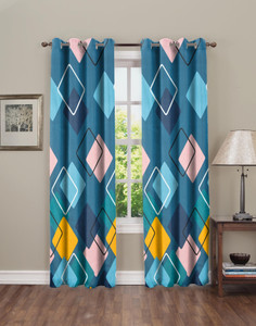 Flipkart SmartBuy 213 cm (7 ft) Polycotton Room Darkening Door Curtain ...