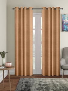 Flipkart SmartBuy 213 cm (7 ft) Polyester Blackout Door Curtain (Pack ...