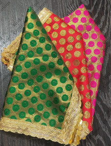 Pooja Chunri Pink - Traditionelle Indische Gebetsdecke Für Diwali & Feste
