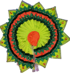 Festival's Special combo of 3 Heavy poshak for laddu gopal ji + (Get 1 Free Heavy poshak) (Random design) main image 0