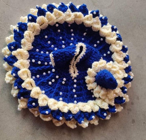 laddu gopal woolen dress design KNCC laddu gopal woolen dress kanha ji dress thakurji poshak size 3 no.  Dress Price in India
