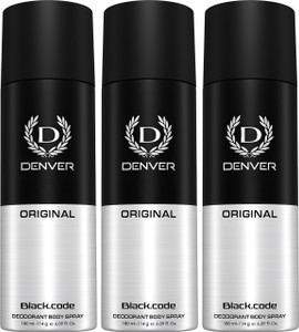 DENVER Black Code Deodorant Spray 150ml - Image 2