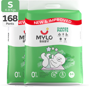 MYLO Baby Diaper Pants|Super Absorbent with Aloe Vera|Leak Proof|Anti
