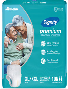 DIGNITY Premium Pull Up Pant Style (XL-XXL) Waist Size 45" - 68", 10