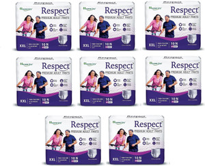 RESPECT Adult Diaper Pants Style with Wetness Indicator (XXL – 80 Count