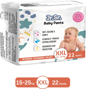 Jr. Sr. Baby Diaper Pants with Advanced Leak Protection Soft