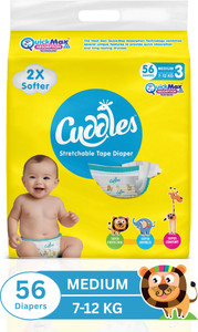 Cuddles Stretchable Tape Diapers - M, 12 kg - Image 6