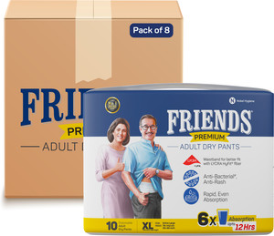 FRIENDS Premium Pull Up Pant Adult Diapers - XL - Buy 80 FRIENDS Adult ...
