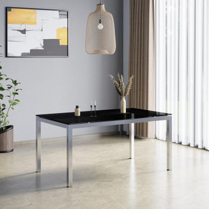 Godrej Interio Mod Knight Glass 6 Seater Dining Table Price in India ...