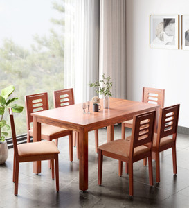 Godrej Interio Ingrid Engineered Wood 6 Seater Dining Table Price in ...